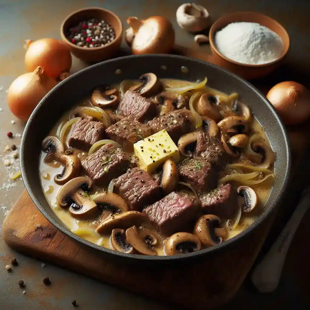 Beef and Mushroom Stroganoff