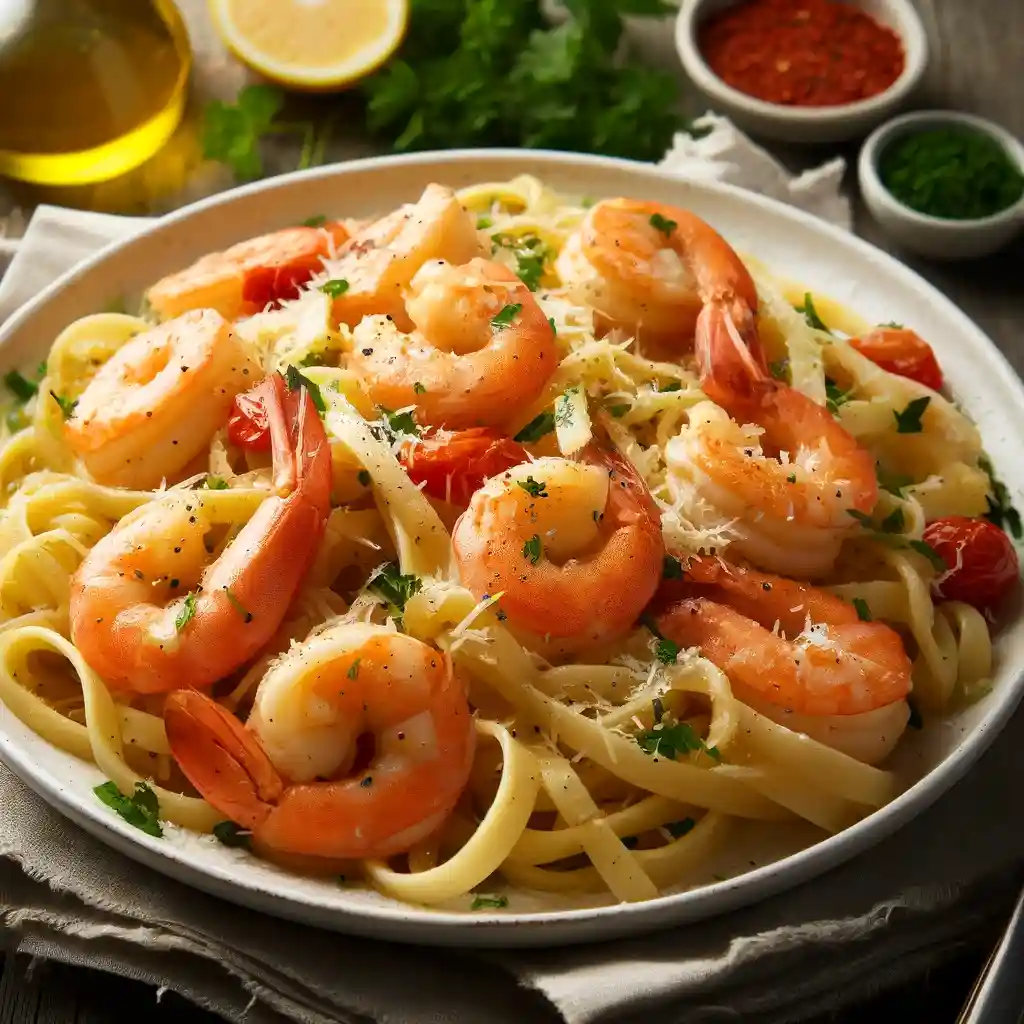 Shrimp Scampi Pasta