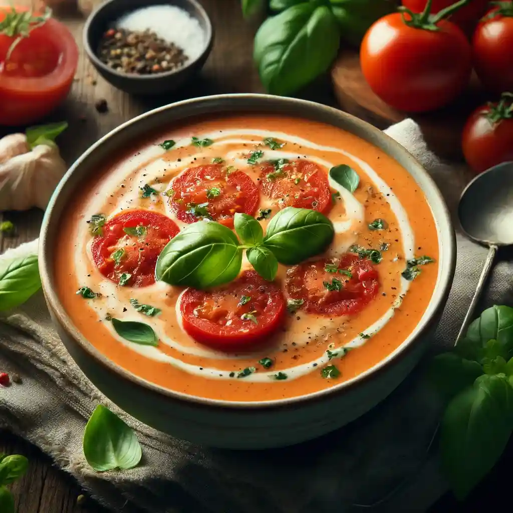 Heavy Cream Tomato Basil Soup